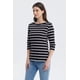 thumbnail image 2 of Polera Mujer Print Rayas Negro, 2 of 4