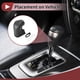 thumbnail image 3 of Unique Bargains 1 Juego de Cubierta de Pomo de Cambio de Marchas para Acura TL 09-14 Protector de Manija de Cambio Negro Fibra de Carbono Negro Cuero Sintético, 3 of 6