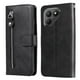 thumbnail image 1 of Funda con Cremallera para Tecno Pova 7, Carcasa Cartera de Cuero PU con Soporte y Tarjetero, 1 of 5