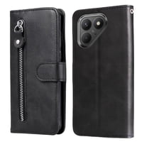 Gangxun - Funda Con Cremallera Para Tecno Pova 7, Carcasa Cartera De Cuero Pu Con Soporte Y Tarjetero