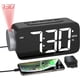 thumbnail image 1 of Projektionswecker FM Radiowecker 6.5'' LED-Anzeige Projektionsuhr Easy Snooze 3 Einstellbare Helligkeit 180° Dreh-Projektor con adaptador, 1 of 7