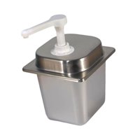 Bothyi - Dispensador Manual De Salsas, 2,3 L, Botella Con Bomba Manual Para Condimentos, Para Restaurante, Hogar, 10 Cc