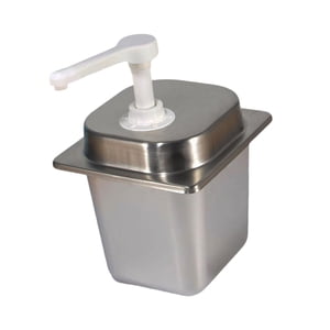 Bothyi - Dispensador Manual De Salsas, 2,3 L, Botella Con Bomba Manual Para Condimentos, Para Restaurante, Hogar, 10 Cc