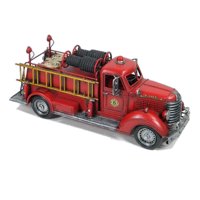 Vgo - Adorno Camión De Bombero Vintage