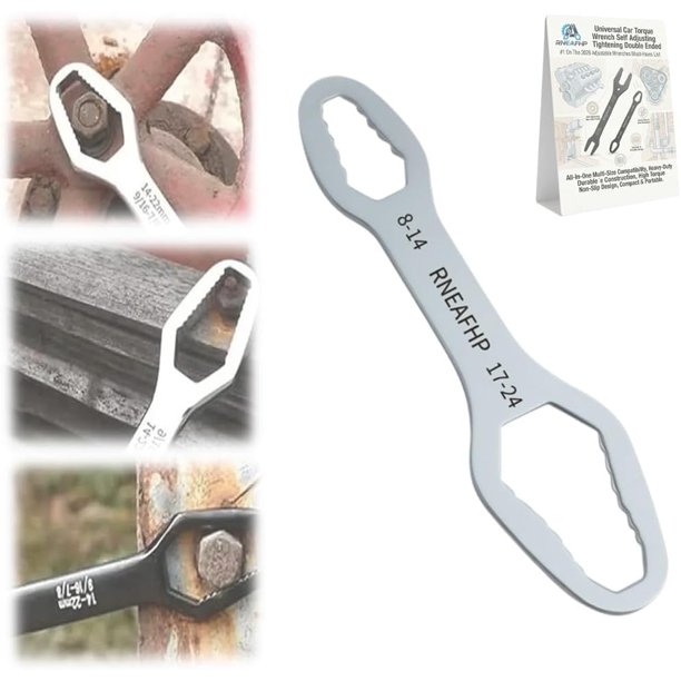 Llave autoajustable doble extremo 3-25mm métrica SAE fontanería hogar