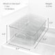 thumbnail image 4 of Contenedor para congelador YouCopia FreezeUp 15, sin BPA, nevera transparente, 4 of 7