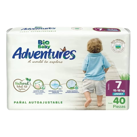 Chicolastic - Pañal Ecológico Bio Baby Talla 7 - Talla Xxxg - Biobaby 40U