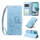 thumbnail image 3 of Funda Cartera para Motorola Moto G57/G57 Power Perro Cachorro Grabado con Tarjetas Soporte Correa Azul, 3 of 6