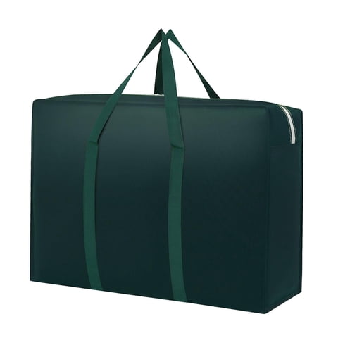 Bothyi - Bolsa De Almacenamiento Grande Con Asas Fuertes, Bolsa De Mudanza Para Almohadas, Ropa De Cama, Color Verde