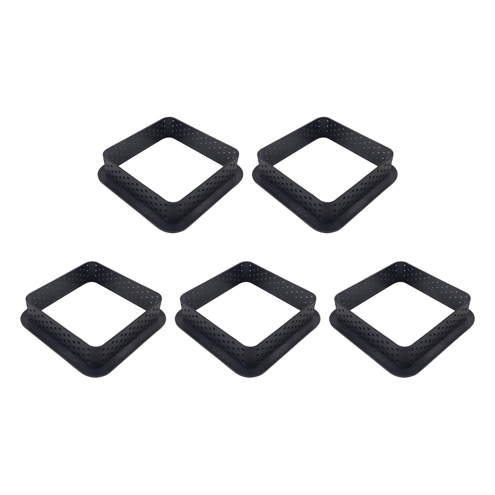 Bothyi - 5X Cortador De Molde Perforado Para Pasteles, Fuente Para Hornear Para Pasteles, Magdalenas, Galletas E