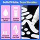 thumbnail image 3 of Rotuladores de pintura Funcils blancos, pack de 5, puntas de 1 mm a 15 mm, 3 of 9