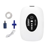 Ioensy - Bomba De Aire Para Acuario, Potente Bomba De Aire Portátil Para Mover Pecera Hidropónica, 1 Salida