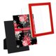 thumbnail image 4 of Portarretrato Laura Ashley Esmaltado Rojo 5x7 con Borde Dorado, 4 of 5