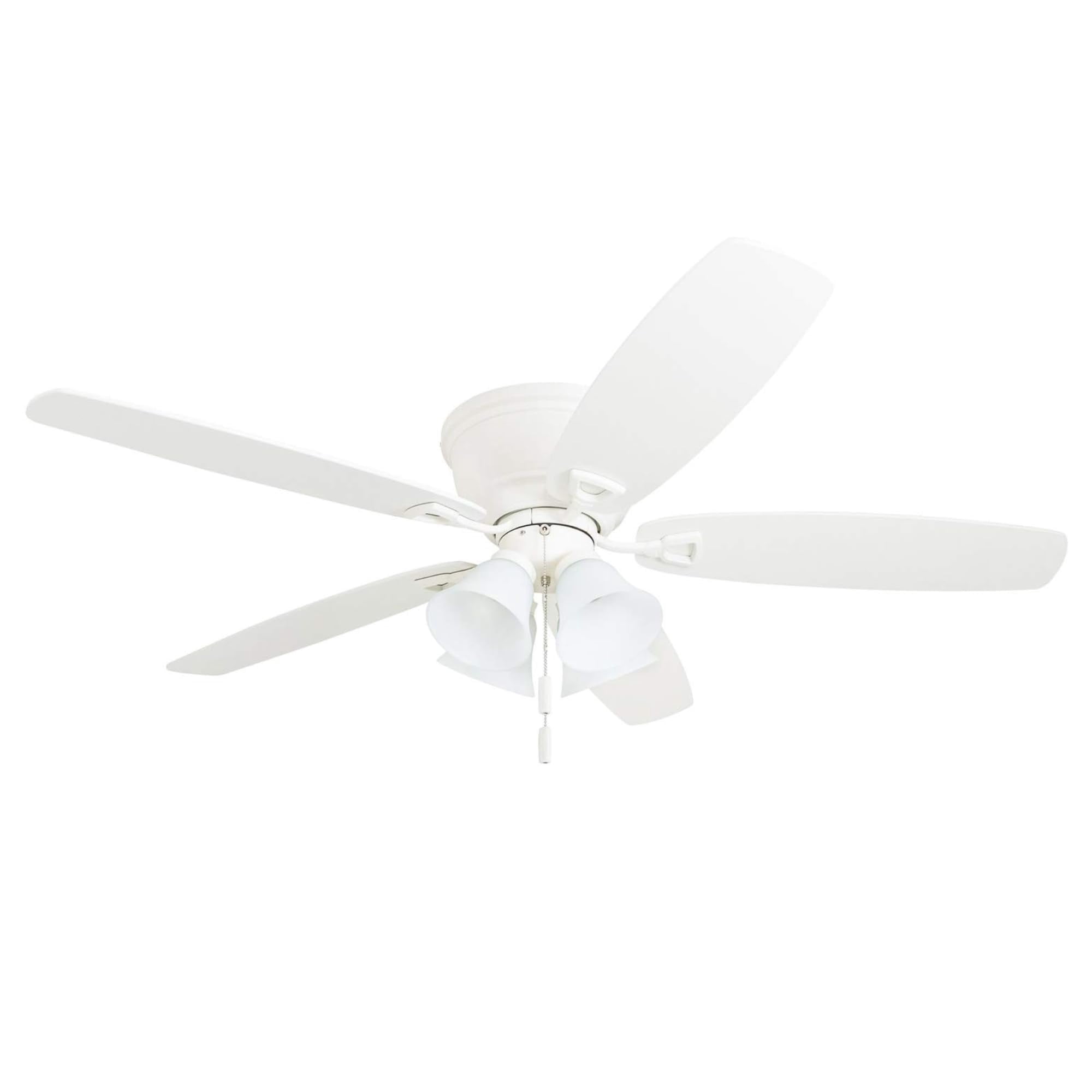 Ventilador De Techo Honeywell Glen Alden 132 Cm Con Luz Led Blanco