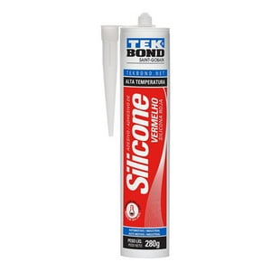 Silicona Alta Temperatura Roja 280Grs. - Tekbond