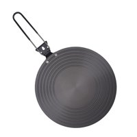 Magideal - Placa Difusora De Calor Para Estufa De Gas Con Mango Descongelación Rápida Placa De Conducción De Calor De Aluminio Antideslizante De Doble Cara Para 28Cm