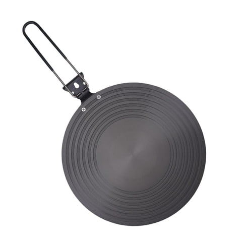 Magideal - Placa Difusora De Calor Para Estufa De Gas Con Mango Descongelación Rápida Placa De Conducción De Calor De Aluminio Antideslizante De Doble Cara Para 28Cm