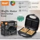 thumbnail image 1 of WAFLERA ELECTRICA 750W PLACAS ANTIADHERENTES DOBLE CALOR NEGRO, 1 of 2
