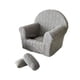 thumbnail image 4 of Juego De Sofás Para Posar Accesorios Para Fotos De Bebés Juego De Almohadas Y Cojines Amigable Con La Piel Para Bebés Gris, 4 of 5
