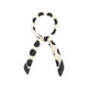 thumbnail image 1 of INSPIRA CHIC Pañuelo Cuadrado de Lunares de 70 cm Bufandas para el Cuello Pañuelo Cinta para el Cabello para Mujeres Negro Rosa 27.56*27.56"(L*A), 1 of 6