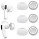 thumbnail image 1 of Puntas de espuma viscoelástica para AirPods Pro y AirPods Pro 2, funda de silicona, 3 pares de repuesto (gris, pequeño), 1 of 8