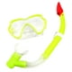 thumbnail image 1 of Snorkel Mask Set Máscara De Buceo De Fácil Respiración Para Nadar Deportes Acuáticos Amarillo, 1 of 5