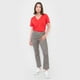 thumbnail image 4 of Polera Mujer V-Neck Esencial Rojo Corona, 4 of 5