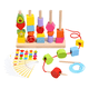 thumbnail image 1 of Juego de patrones y encaje, ensartar para niños montessori, 1 of 3