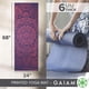 thumbnail image 2 of Tapete de yoga Gaiam Premium con estampado, extra grueso y antideslizante, 6 mm, 2 of 5