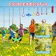 thumbnail image 2 of Carrera de obstáculos Ninja Warrior para niños FAHKNS de 55 pies con 13 obstáculos, 2 of 7