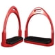 thumbnail image 1 of Stirrup de seguridad premium Stirrup flexible de aluminio fundido a matriz, 1 PairsAnti-deslizamiento de goma almohadilla accesorios de la herramienta de equitación, 1 of 3