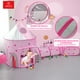 thumbnail image 4 of Carpa De Juegos Infantil 3 En 1 Castillo Piscina Tunel Niñas Rosa, 4 of 11