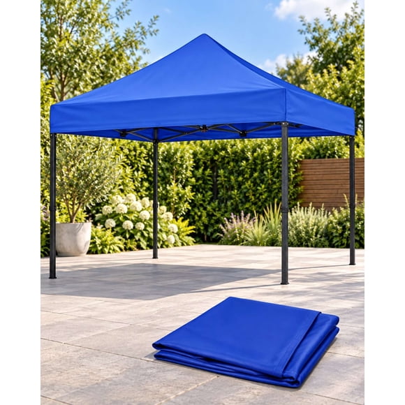 Cubierta Azul para Toldo Plegable de 3 × 3 m
