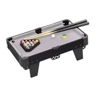 Ioensy - Mini Mesa De Billar Madera 2 Señales Juegos De Mesa De Tiza Para Jugadores De Interior De La Oficina