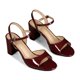 thumbnail image 5 of Sandalia Casual Taco Alto Simil Charol Weide Mujer YOU550, 5 of 8