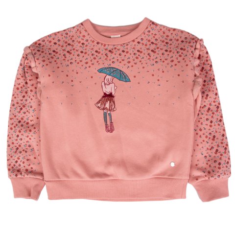 Polerón Niña Palo Rosa Pillin