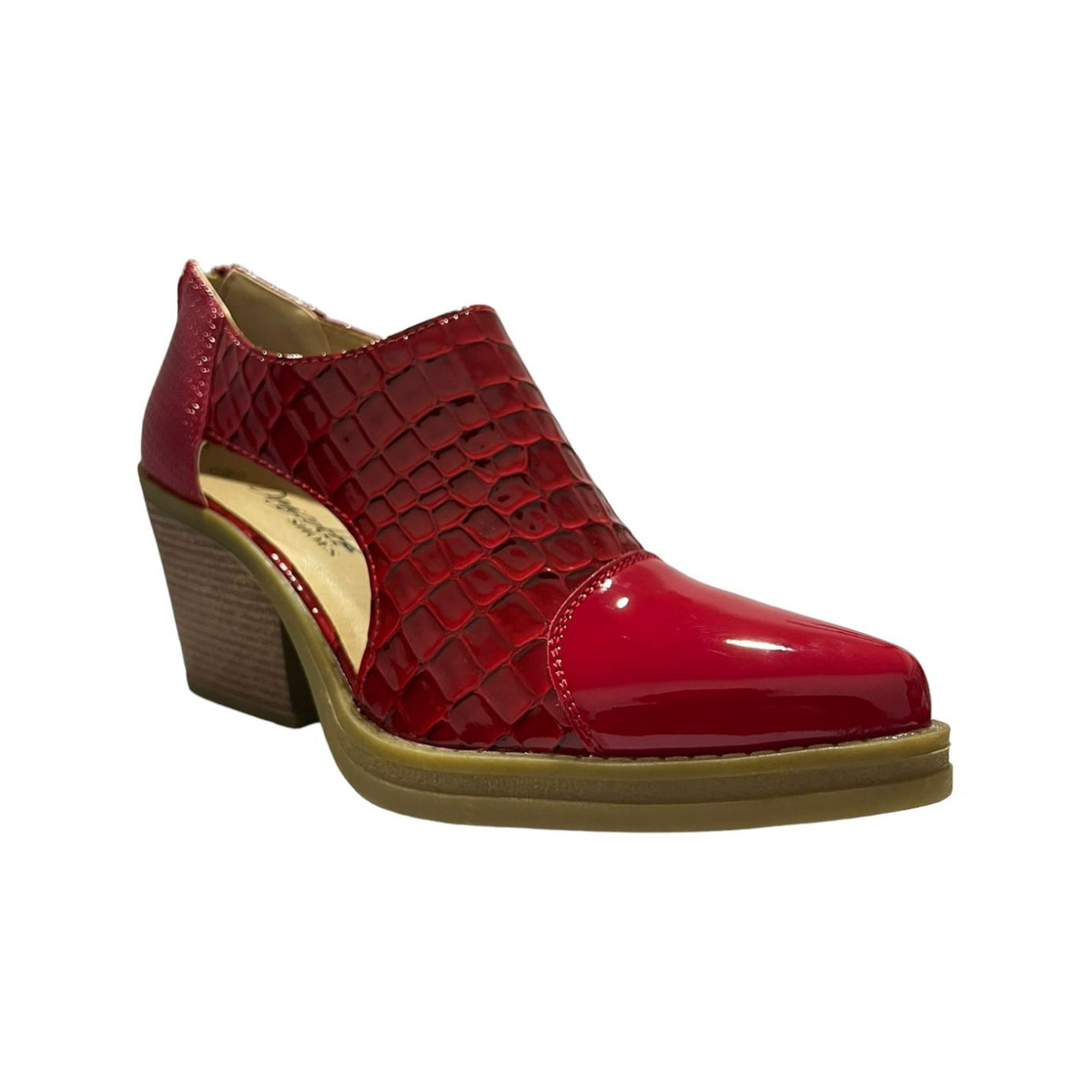 Danicolle Calzado - Botin Low Opening Rojo