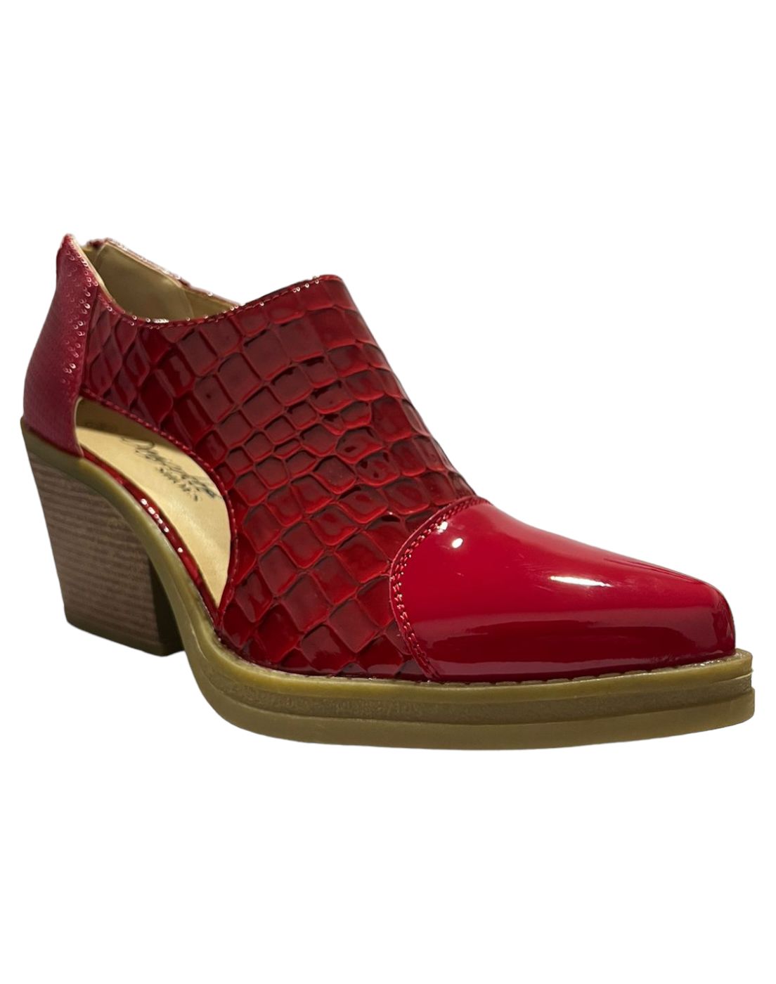 Danicolle Calzado - Botin Low Opening Rojo