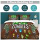 thumbnail image 5 of Plants Vs Zombies Quilt Set Thicken Soft 3 Pieces Bedding Set All Season Duvet Cove with 2 Pillowcases for Adult Women Girls Teens Home Room Decor, 5 of 5