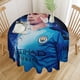 thumbnail image 3 of Kevin De Bruyne Mantel Redondo con Estampado Icónico de Temática, Se Adapta a la Mayoría de Mesas, Fácil de Cuidar, Regalo Perfecto para Aficionados, Amigos y Familia.180cm, 3 of 6