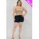 thumbnail image 4 of Top Corto Fruncido con Capas de Talla Grande, 4 of 5
