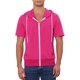 thumbnail image 1 of INSPIRE CHIC Chaquetas con Capucha de Manga Corta para Hombre de Color Sólido con Cremallera y Capucha S Rojo Rosado, 1 of 7