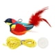 thumbnail image 4 of Juguete De Peluche Para Gato Con Puerta Colgante Con Sonido Para Entrenar Gatos En Interiores Kitty Rojo, 4 of 5