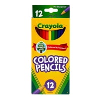 Lápices De Colores Crayola 68-4012, 12 Unidades, Colores Surtidos, 6 Unidades