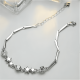 thumbnail image 3 of Pulsera plata 925 estrellas ajustable circones en oro Blanco, 3 of 3