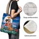 thumbnail image 3 of All Dogs Go to Heaven Bolso de tela con estampado de lienzo para mujer, bolsa de compras reutilizable y estética, con cremallera interior, regalo para mujer,40*45cm., 3 of 6