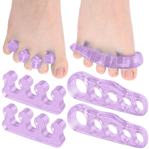 Separador de Dedos DR JK 4 pares Corrector de Juanetes Rosa