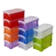 thumbnail image 1 of Caja de almacenamiento testyu 11x6x4 cm apilable transparente - Juego de 6, 1 of 7