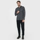 thumbnail image 4 of Camisa Hombre Franela Color Negro Corona, 4 of 5