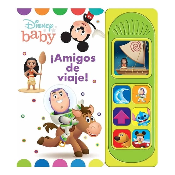 Disney Baby Amigos De Viaje Libro Con 7 Sonidos Y Aventuras